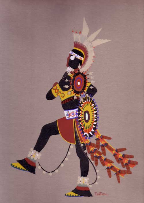 Kiowa Indian Art Portfolio by Monroe Tsatoke - Fine Art - Native