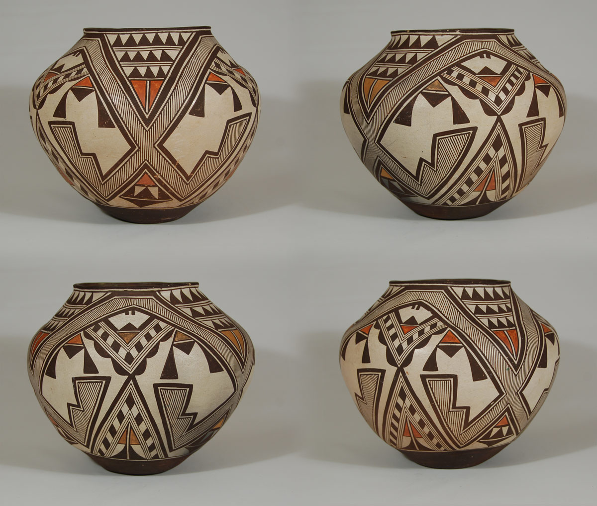 Southwest Indian Pottery Historic Zuni Pueblo Potter Unknown