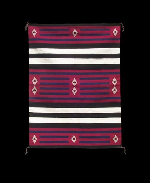 Contemporary Modified Chief Blanket Rug by Genevieve Shirley [SOLD