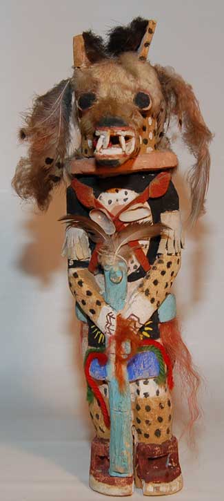 Kwewu Wolf Katsina by Otto Pentewa - Kachina - Katsina Dolls - Hopi