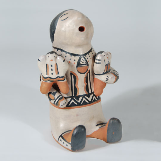 Cochiti Pueblo Storyteller Figurine with Three Children Southwest ...