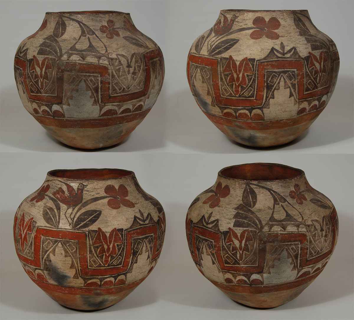 Southwest Indian Pottery Zia Pueblo Historic Zia Pueblo Trios