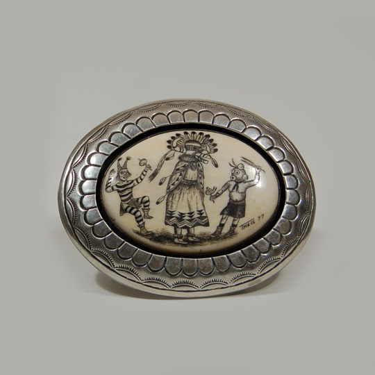 Scrimshaw clearance belt buckle