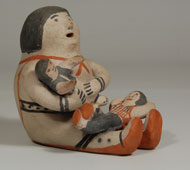 Pottery Figurines - Cochiti Pueblo - Adobe Gallery, Santa Fe