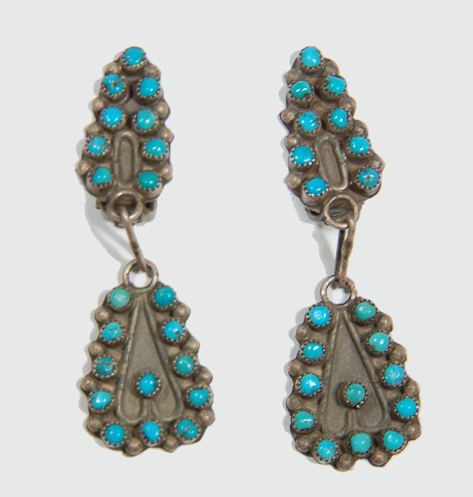 Southwest Jewelry - Earrings C3750N - Adobe Gallery, Santa Fe