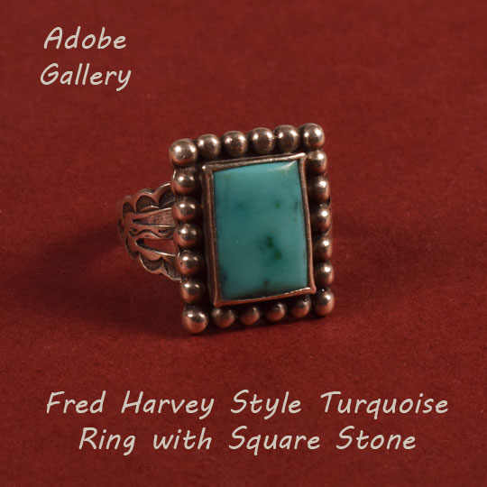 Southwest Indian Jewelry Ring C4102-09 - Adobe Gallery, Santa Fe