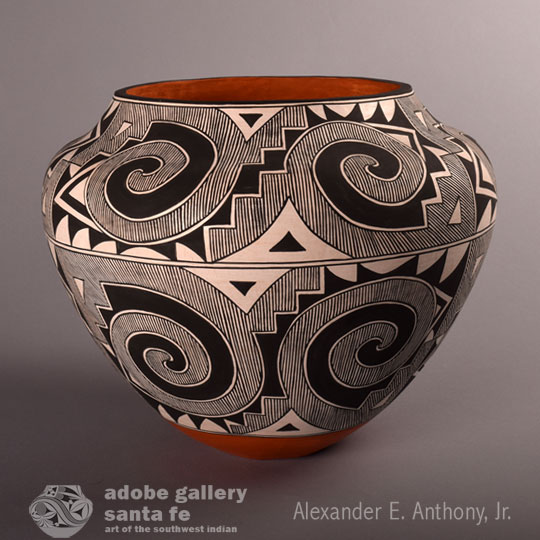 Southwest Indian Pottery C4264H - Adobe Gallery, Santa Fe