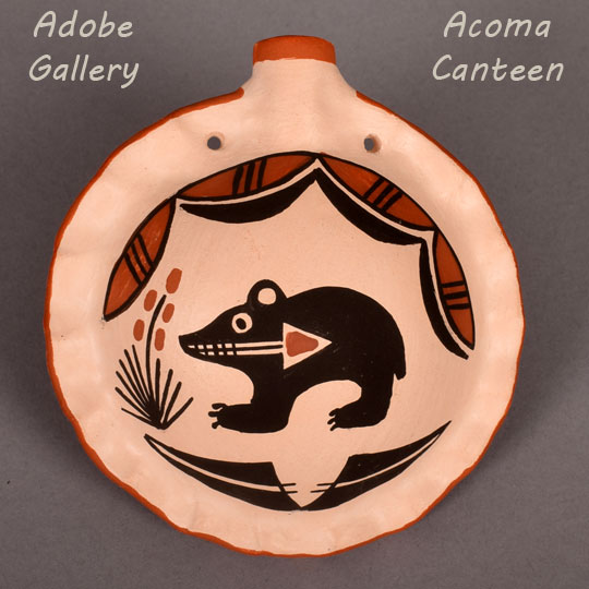 【お値下げ】 陶板画　Cantico delle Creature 太陽の讃歌 Becky Pasquale Southwest Indian Pueblo Pottery Canteen C4412C