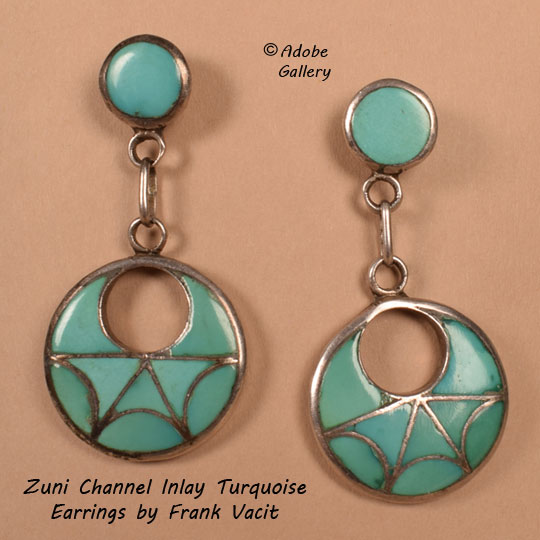 Important Old Zuni Frank Vacit Turquoise Native American Jewelry Silver Bracelet Important Old Zuni Frank Vacit Turquoise Native American Jewelry Silver Bracelet