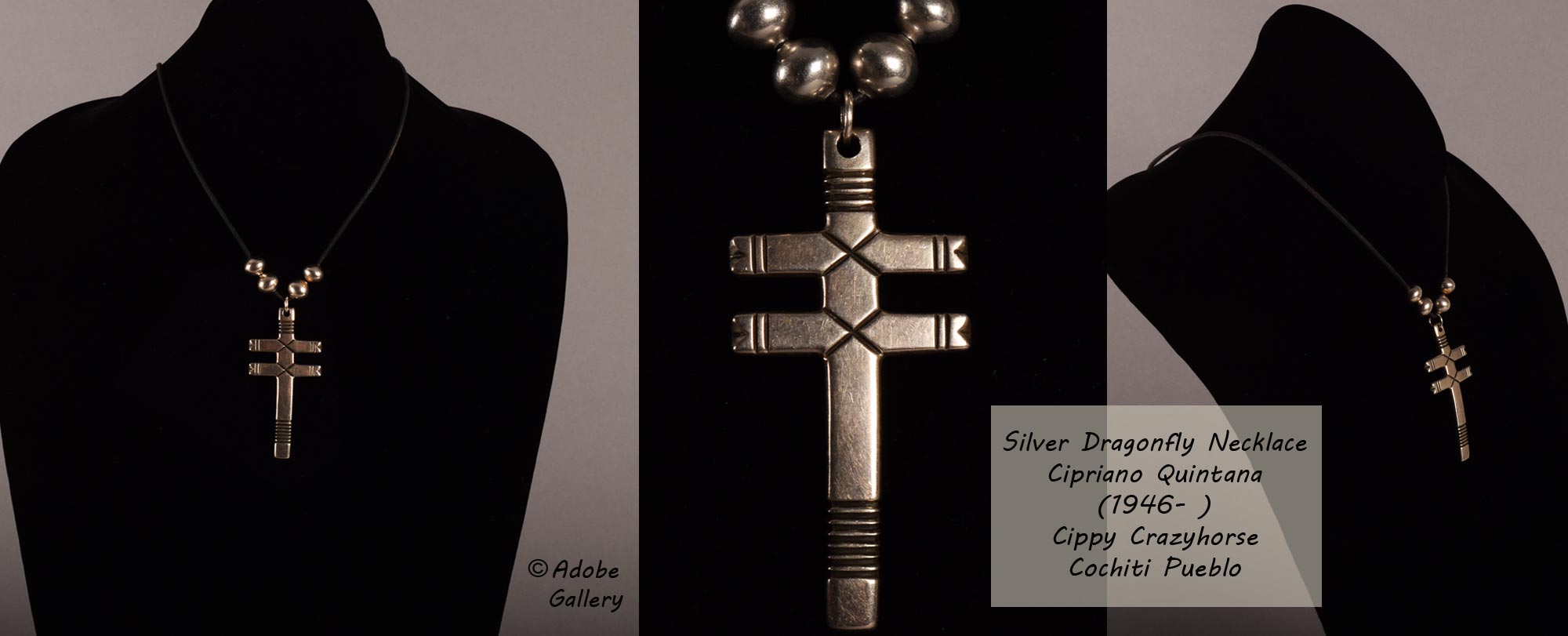 Crazyhorse Southwest Native American Silver Jewelry C4756G - Adobe