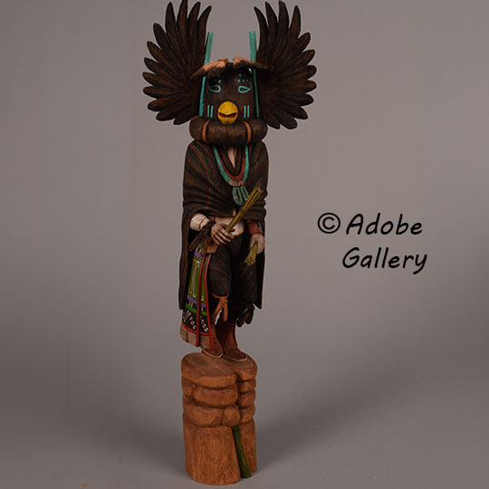 Crow Katsina Doll Hopi Pueblo Kachina Doll C4946-69 - Adobe Gallery ...