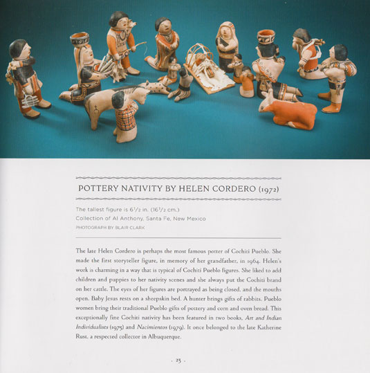 This nativity set is featured in the new book by Susan Topp Weber, page 23: Nativities of the Southwest.