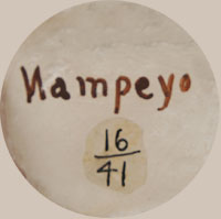 Nampeyo of Hano (1857-1942) signature