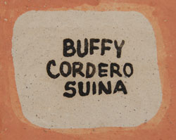 Buffy Cordero Southwest Indian Pottery Figurines Cochiti Pueblo signature