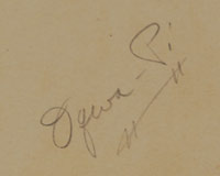 Abel Sanchez (1899-1971) Oqwa Pi - Red Cloud signature