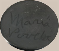 Signature of Maria Montoya Poveka Martinez (1887-1980) Pond Lily