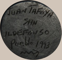 Juan Tafoya (1949 - 2006) signature