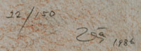 Francisco Zuñiga (1912-1998) signature