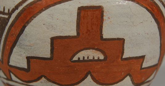 Close up view - traditional Santa Ana design referred to today as the Eiffel Tower design