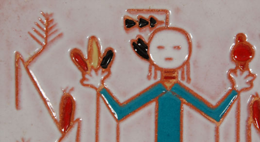 Close up image of this tile.