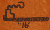 Mark Tahbo (1958- ) signature - hallmark.