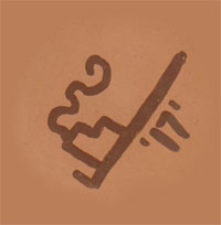 Artist Signature - Mark Tahbo (b.1958) is a Hopi-Tewa and a member of the Tobacco Clan.