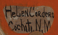 Helen Cordero (1915–1994) signature