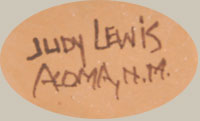 Judy Lewis (1966-) signature