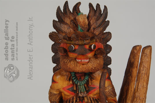 Close up view of this Katsina Doll.