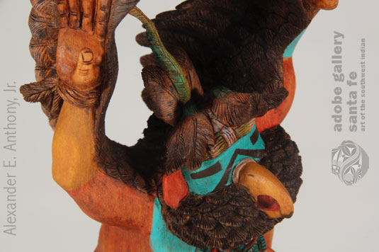 Close up view of this amazing Katsina Doll carving.