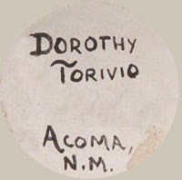 Dorothy Torivio (1946 - 2011) signature