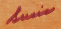 Susie Youvella (1922-1995) signature