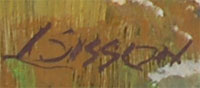Laurence Sisson (1928 - 2015) signature