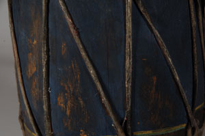 Historic Painted Cochiti Pueblo Drums