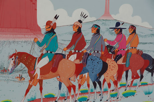 Squaw Dance Procession #1 by Beatien Yazz