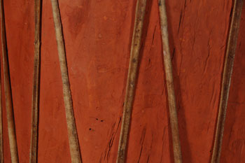 Large Rust Color Cochiti Pueblo Drum