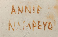 Annie Healing Nampeyo signature