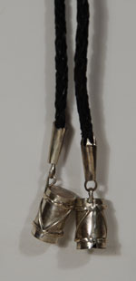 Zuni Katsina Bola Tie - tips