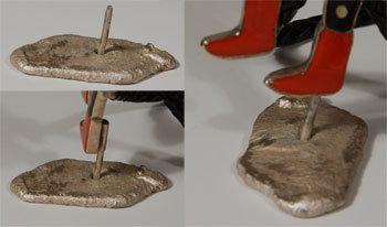 Zuni Katsina Bola Tie - stand