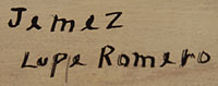Lupe Romero signature
