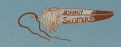 Johnny Secatero (1945 – 2010) signature