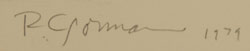 R. C. Gorman (1932-2005) signature