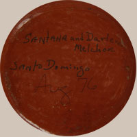 Santana and Darlene Melchor signature