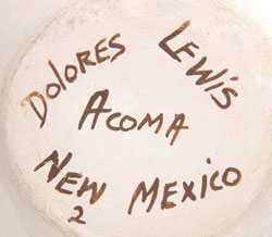 Dolores Lewis Garcia (1938- ) signature