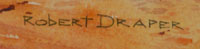 Robert Draper (1938-2000) signature