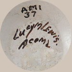 Lucy Lewis Southwest Indian Pottery Contemporary Acoma Pueblo signature