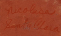 Nicolasa Naranjo (1907-2002) signature