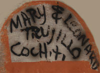 Mary and Leonard Trujillo | Cochiti Pueblo | Southwest Indian Pottery | Figurines | Storyteller | signature