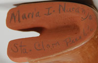 Maria I. Naranjo (1919- ?) Margarita - signature