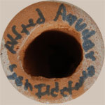 Alfred Aguilar Sa Wa Pin  | San Ildefonso Pueblo | Southwest Indian Pottery | Figurines | Nacimiento | signature